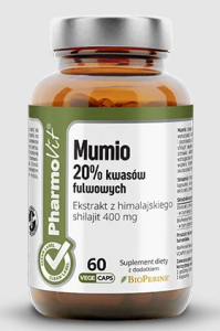 36038MUMIO EKSTRAKT (400 mg) 60 KAPSUŁEK - PHARMOVIT (CLEAN LABEL)-1