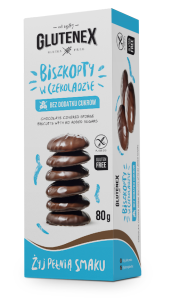 36332BISZKOPTY W CZEKOLADZIE BEZ DODATKU CUKRÓW BEZGLUTENOWE 80 g - GLUTENEX-1