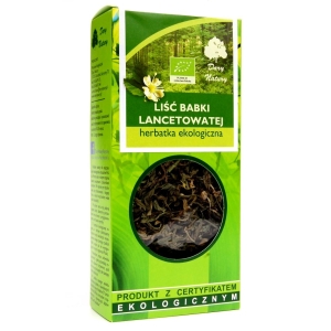9391HERBATKA LIŚĆ BABKI LANCETOWATEJ BIO 25 g - DARY NATURY-1
