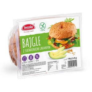 36618BAJGLE Z SIEMIENIEM LNIANYM BEZGLUTENOWE (2 x 95 g) 190 g - INCOLA-1