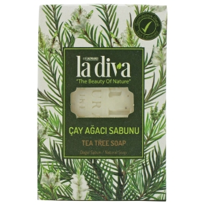 36664MYDŁO W KOSTCE DRZEWO HERBACIANE 100 g - LA DIVA-1