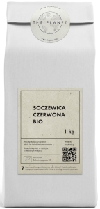 36820SOCZEWICA CZERWONA BIO 1 kg - THE PLANET-1