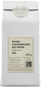 36910ŚLIWKI KALIFORNIJSKIE SUSZONE BEZGLUTENOWE BIO 400 g - THE PLANET-1