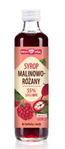 36963SYROP MALINOWO - RÓŻANY 250 ml - POLSKA RÓŻA-1