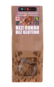 36977CIASTKA OWSIANE Z MIGDAŁAMI I CZEKOLADĄ BEZ DODATKU CUKRU BEZGLUTENOWE 150 g - PURE&GOOD-1