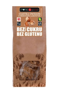 36980CIASTKA OWSIANE Z ORZECHAMI LASKOWYMI BEZ DODATKU CUKRU BEZGLUTENOWE 150 g - PURE&GOOD-1