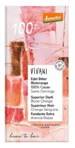 37618TABLICZKA KAKAOWA O SMAKU CZERWONEJ POMARAŃCZY DEMETER BIO 90 g - VIVANI-1