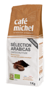 38035KAWA ZIARNISTA ARABICA 100 % SELECTION FAIR TRADE BIO 1 kg - CAFE MICHEL-1