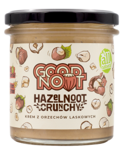38170KREM Z ORZECHÓW LASKOWYCH CRUNCHY 300 g - GOOD NOOT-1
