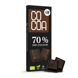 38780CZEKOLADA GORZKA 70 % BIO 40 g - COCOA-1