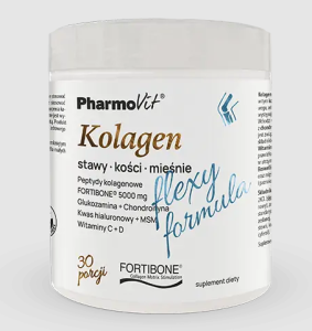 39061KOLAGEN O SMAKU BANANOWYM FLEXY FORMULA 196 g - PHARMOVIT-1
