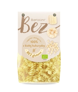 39464MAKARON (Z BIAŁEJ KUKURYDZY) ŚWIDERKI BEZGLUTENOWY BIO 250 g - BARTOLINI-1