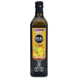 39827OLEJ RZEPAKOWY TŁOCZONY NA ZIMNO NIERAFINOWANY BIO 750 ml - NATURAVENA-1