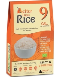 40813MAKARON (KONJAC) W KSZTAŁCIE RYŻU BEZGLUTENOWY BIO 385 g (300 g) - BETTER THAN FOODS-1