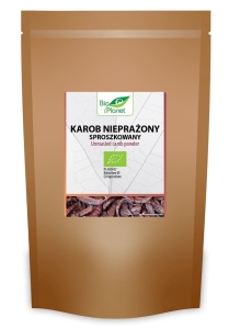 40820KAROB NIEPRAŻONY SPROSZKOWANY BIO 400 g - BIO PLANET-1