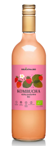 40933KOMBUCHA POZIOMKOWA BIO 750 ml - DELIKATNA (ZAKWASOWNIA)-1