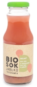 41088SOK JABŁKOWO - TRUSKAWKOWY NFC BIO 250 ml - OWOCOWE SMAKI-1