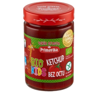 6398KETCHUP BEZ OCTU DLA DZIECI BEZGLUTENOWY BIO 315 g - PRIMAVIKA (PRIMAECO) (BIO KIDS)-1