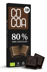 42339CZEKOLADA CIEMNA 80 % BIO 40 g - COCOA-1
