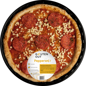 42505PIZZA Z SEREM MOZZARELLA I KIEŁBASĄ PEPPERONI BEZGLUTENOWA 330 g - GLUTEN OUT-1