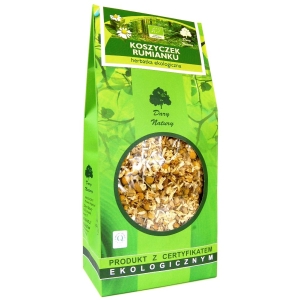 9329HERBATKA Z KOSZYCZKÓW RUMIANKU BIO 100 g - DARY NATURY-1