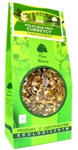 9114HERBATKA POLECANA PRZY CUKRZYCY BIO 150 g - DARY NATURY-1