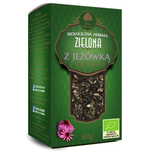9096HERBATA ZIELONA Z JEŻÓWKĄ BIO 80 g - DARY NATURY-1