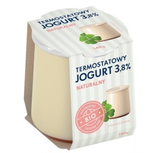 43005JOGURT TERMOSTATOWY NATURALNY 3,8 % BIO 140 g - YÖMLEKO-1