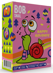 43411ZESTAW ŚWIĄTECZNY - PRZEKĄSKI OWOCOWE Z ZABAWKĄ I NAKLEJKĄ BEZGLUTENOWE 140 g - BOB SNAIL (PRODUKT SEZONOWY)-2
