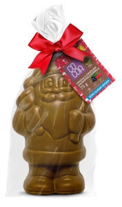 43446MIKOŁAJ Z CZEKOLADY JAGODOWEJ Z WITAMINĄ C Z ACEROLI BEZ DODATKU CUKRU BIO 75 g - COCOA (PRODUKT SEZONOWY)-1