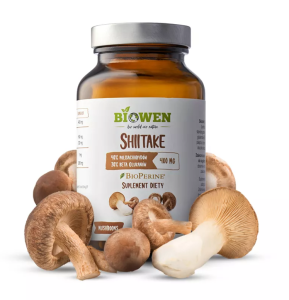 43560GRZYBY SHIITAKE EKSTRAKT (400 mg) BEZGLUTENOWY 90 KAPSUŁEK - HEMPKING (BIOWEN)-1