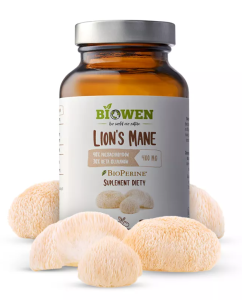 43565LION'S MANE EKSTRAKT (400 mg) BEZGLUTENOWY 90 KAPSUŁEK - HEMPKING (BIOWEN)-1