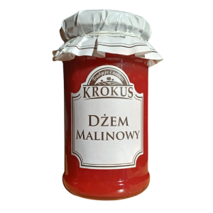 43610DŻEM MALINOWY O OBNIŻONEJ ZAWARTOŚCI CUKRU 235 g - KROKUS-1