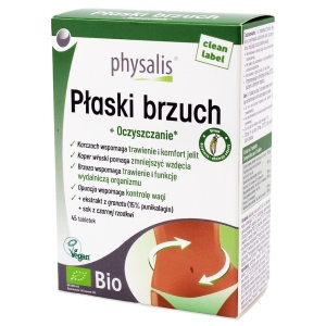 43712TABLETKI NA PŁASKI BRZUCH BIO 45 szt. - PHYSALIS-1