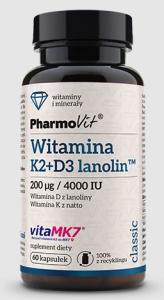 43714WITAMINA K2 + D3 BEZGLUTENOWA 60 KAPSUŁEK - PHARMOVIT (CLASSIC)-1