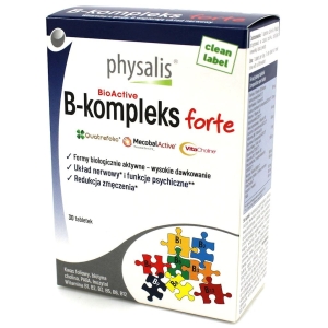43725WITAMINA B-COMPLEX FORTE 30 TABLETEK - PHYSALIS-1