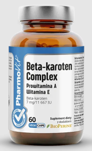 43727BETA-KAROTEN COMPLEX BEZGLUTENOWY 60 KAPSUŁEK - PHARMOVIT (CLEAN LABEL)-1