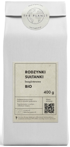 43868RODZYNKI SUŁTANKI BEZGLUTENOWE BIO 400 g - THE PLANET-1