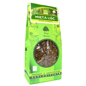 9338HERBATKA LIŚĆ MIĘTY BIO 100 g - DARY NATURY-1