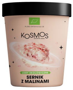 44494LODY RZEMIEŚLNICZE SERNIK Z MALINAMI BIO 475 ml - KOSMOS-1