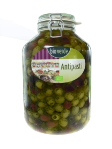 44664OLIWKI MIX BEZ PESTEK BIO 4,55 kg (SŁOIK) - BIO VERDE-1