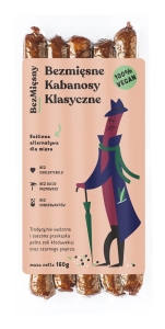 44700KABANOSY KLASYCZNE ROŚLINNE 160 g - BEZMIĘSNY-1