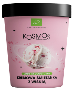 44819LODY RZEMIEŚLNICZE KREMOWA ŚMIETANKA Z WIŚNIĄ BIO 475 ml - KOSMOS-1