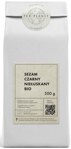 44919SEZAM CZARNY NIEŁUSKANY BIO 500 g - THE PLANET-1