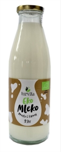 44934MLEKO ŚWIEŻE 3,9 % BIO 750 ml - TURVITA-1