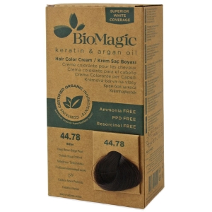 45082FARBA DO WŁOSÓW GŁĘBOKI PERŁOWY BRĄZ (44.78) 250 g - BIOMAGIC-1