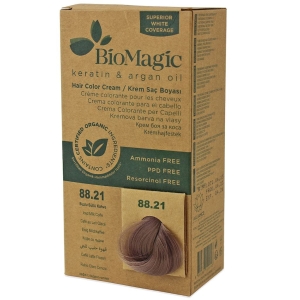 45084FARBA DO WŁOSÓW MROŹNA KAWA Z MLEKIEM (88.21) 250 g - BIOMAGIC-1