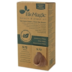 45087FARBA DO WŁOSÓW BARDZO JASNY BEŻOWY BLOND (9.72) 250 g - BIOMAGIC-1