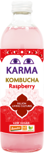 45145KOMBUCHA O SMAKU MALINOWYM NISKA ZAWARTOŚĆ CUKRÓW FAIR FOR LIFE DEMETER BIO 500 ml - KARMA KOMBUCHA-1