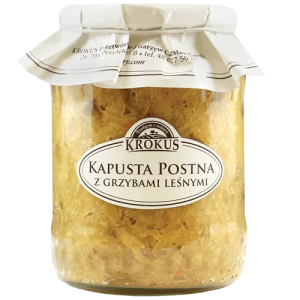 45161KAPUSTA KISZONA POSTNA Z GRZYBAMI LEŚNYMI 670 g - KROKUS-1